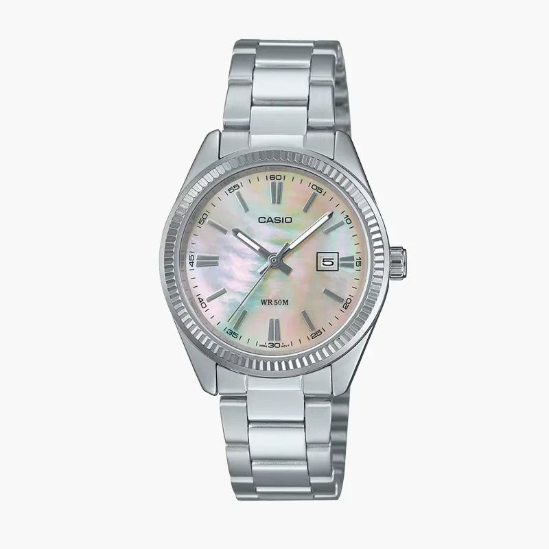 Casio Japan Quartz Enticer MOP Dial Ladies Watch- LTP-1302DS-4AV